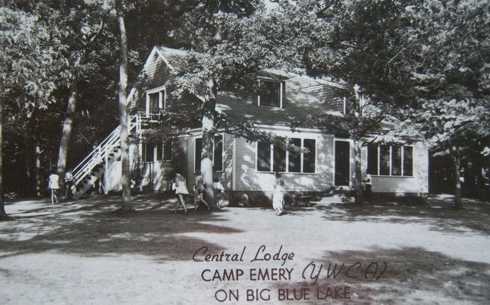Camp Emery YWCA - Old Postcard View